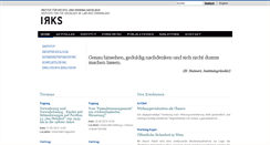 Desktop Screenshot of irks.at